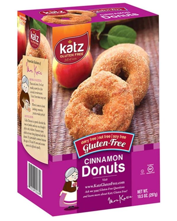 Katz Gluten Free Cinnamon Donuts BOX- 10.5oz