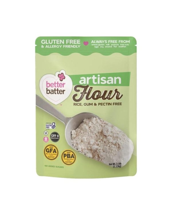 Better Batter Artisan Blend: Gum/Rice Free Gluten Free Flour-1lb