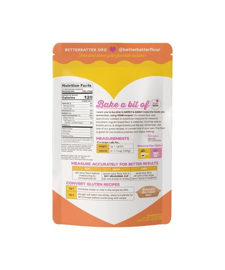 Better Batter Gluten Free Bread Flour Blend- 1lb - Image 2