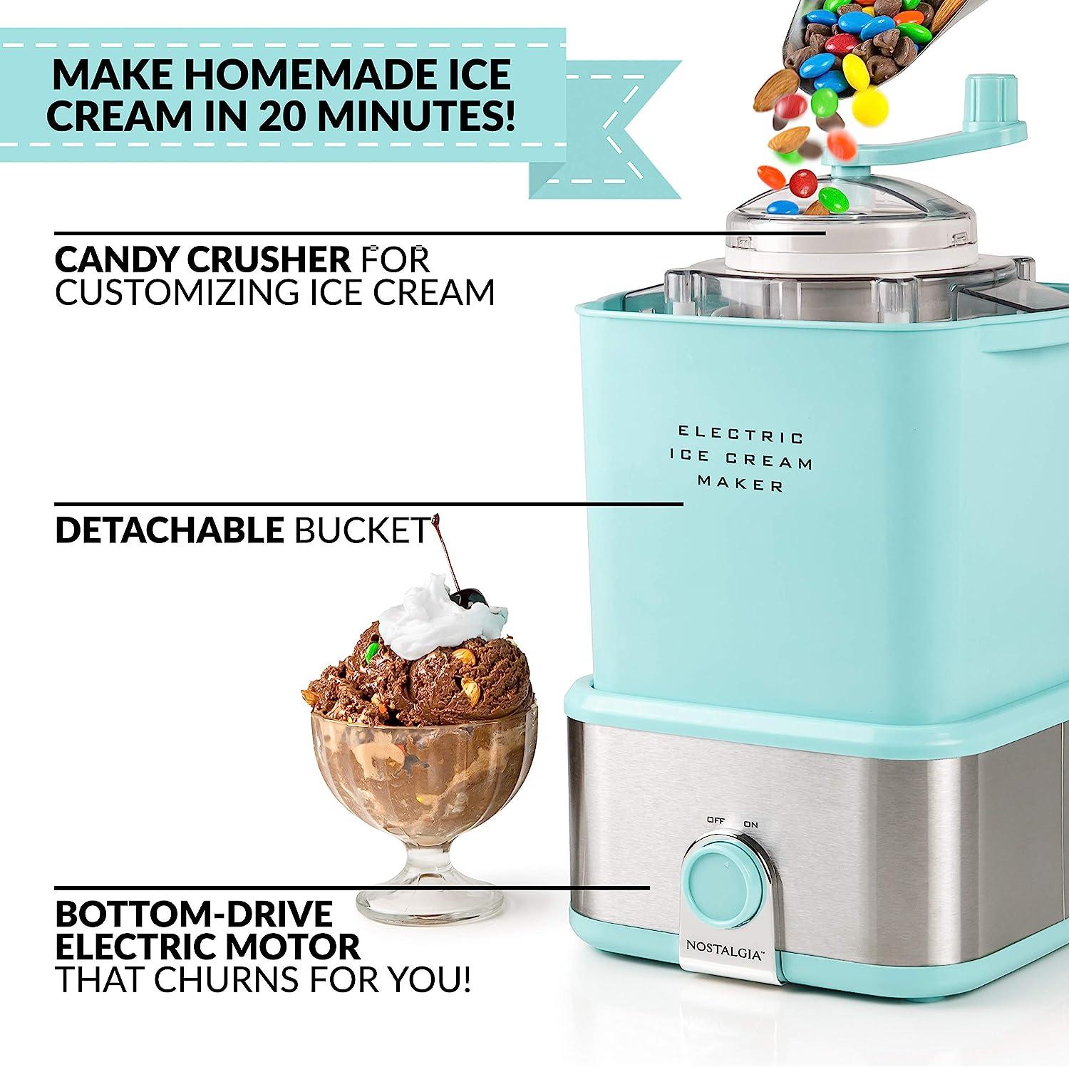 Electric Ice Cream Maker - Old Fashioned Soft Serve Ice Cream Machine* - Image 4