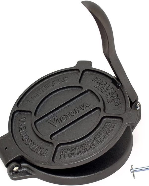 Victoria 8 Inch Cast Iron Tortilla Press*