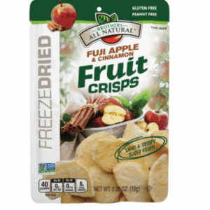 Brother's All Natural Apple Cinnamon Fruit Crisps- .35oz/Case 24*