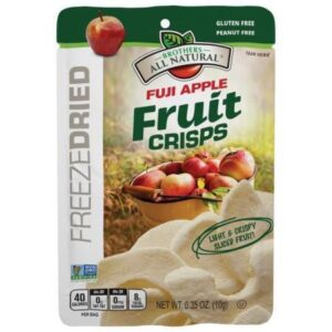 Brother's All Natural Fuji Apple  Freeze Dried Fruit Crisps- 0.35oz/Case 24*