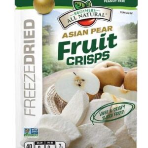 Brother's All Natural Asian Pear  Freeze Dried Fruit Crisps- 0.35oz/Case 24*