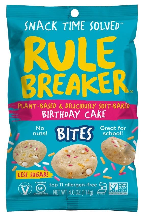 Rule Breaker Snacks Birthday Cake Bites- 4oz