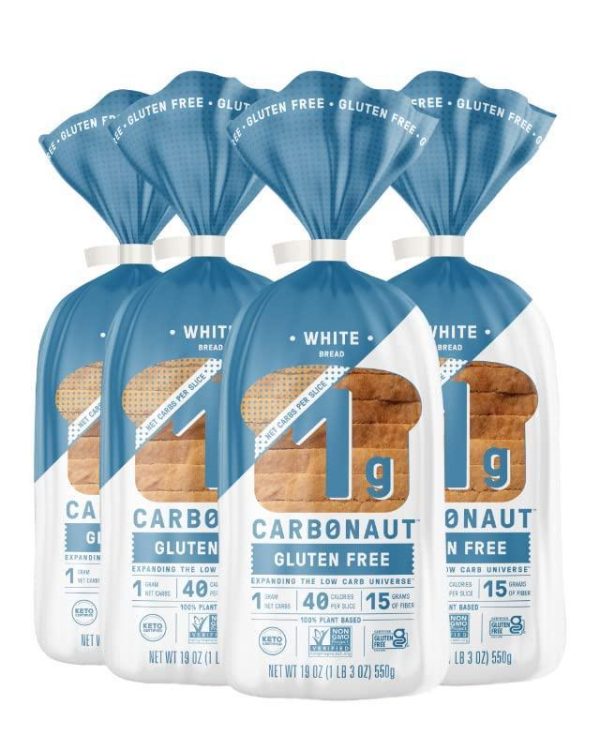 Carbonaut Gluten Free White Bread- 4 Pack*