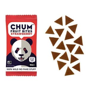 Chum Fruit Bites Strawberry 100% Real Fruit Snacks, No Sugar Added-.7oz