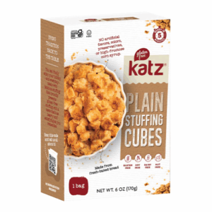 Katz Gluten Free Plain Stuffing Cubes BOX- 6oz