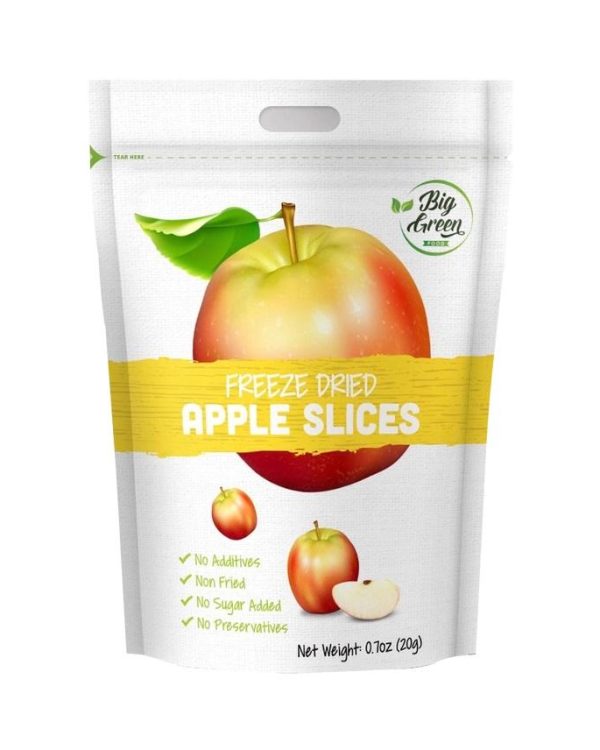 Big Green Organic Freeze Dried Apple Slices- .70oz