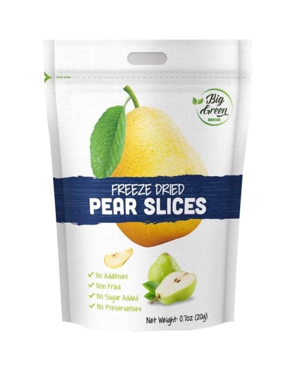 Big Green Organic Freeze Dried Pear Slices- .70oz