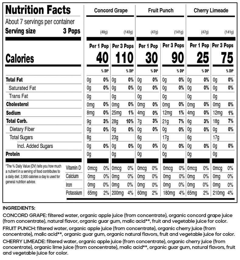 Goodpop Organic Popsicle Freezer Pops- 20ct - Image 4