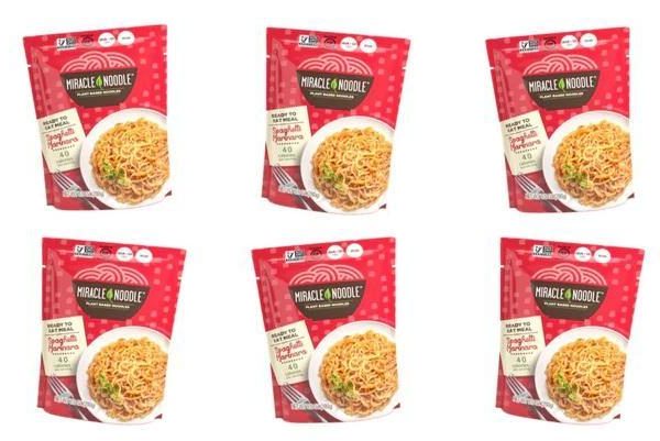 Miracle Noodle Ready To Eat Spaghetti Marinara Meal- 9.9oz Case of 6*
