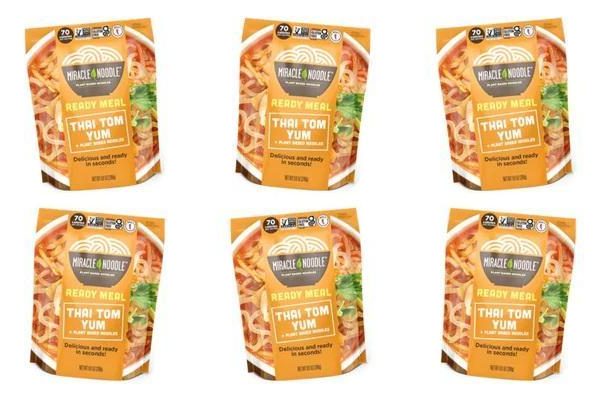 Miracle Noodle Ready To Eat Thai Tom Yum Meal- 9.9oz Case of 6*