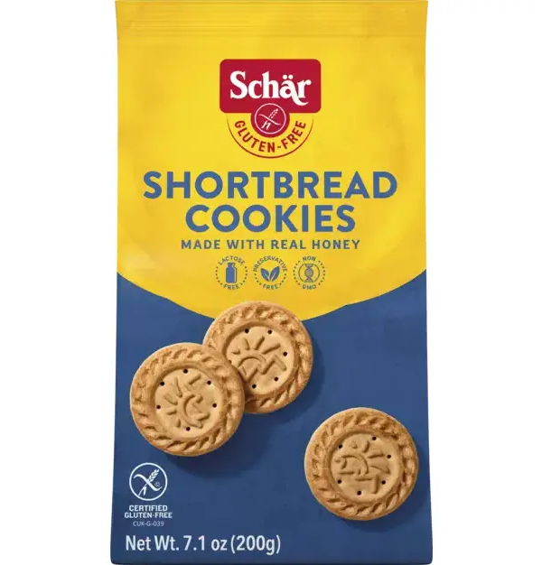 Schar Gluten Free Shortbread Cookies- 7.1oz