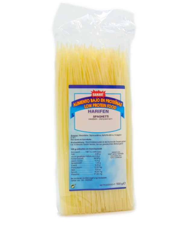 Sanavi Harifen Low Protein Spaghetti Pasta- 500g