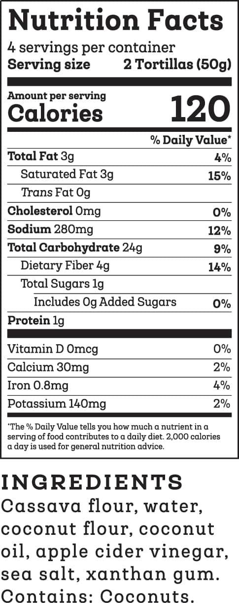Siete Cassava Flour Tortillas- 7oz - Image 3