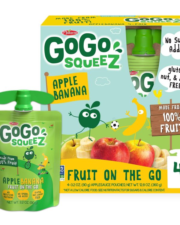 Gogo Squeez Apple Banana Applesauce-Case of 5*